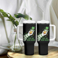 Just An Irish Goose Tumbler With Handle Funny St Patricks Day