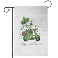 Lucky Goose On The Loose Garden Flag St Patricks Day Irish Pride
