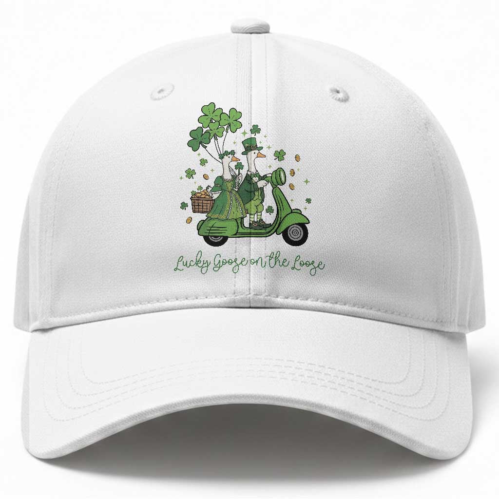 Lucky Goose On The Loose Baseball Cap St Patricks Day Irish Pride