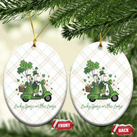 Lucky Goose On The Loose Ceramic Ornament St Patricks Day Irish Pride