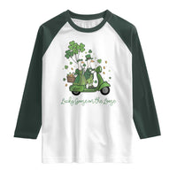 Lucky Goose On The Loose Raglan Shirt St Patricks Day Irish Pride