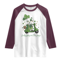 Lucky Goose On The Loose Raglan Shirt St Patricks Day Irish Pride