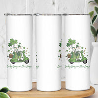 Lucky Goose On The Loose Skinny Tumbler St Patricks Day Irish Pride