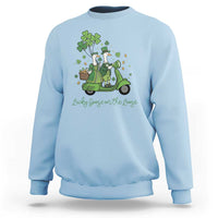 Lucky Goose On The Loose Sweatshirt St Patricks Day Irish Pride