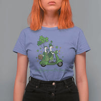 Lucky Goose On The Loose T Shirt For Women St Patricks Day Irish Pride