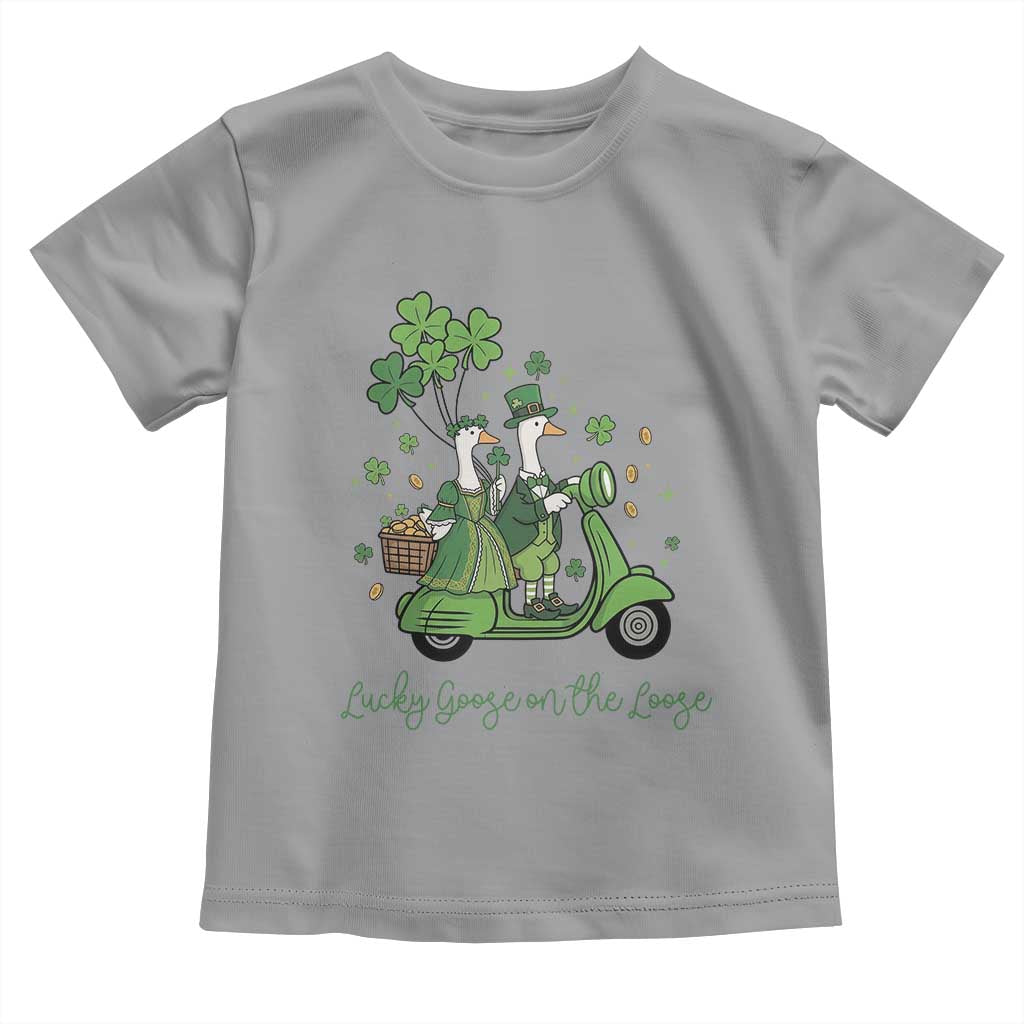 Lucky Goose On The Loose Toddler T Shirt St Patricks Day Irish Pride