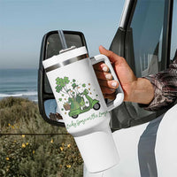 Lucky Goose On The Loose Tumbler With Handle St Patricks Day Irish Pride