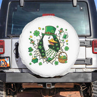 Funny Silly Irish Goose Spare Tire Cover St Patricks Day Celebration