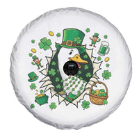 Funny Silly Irish Goose Spare Tire Cover St Patricks Day Celebration