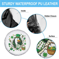 Funny Silly Irish Goose Spare Tire Cover St Patricks Day Celebration