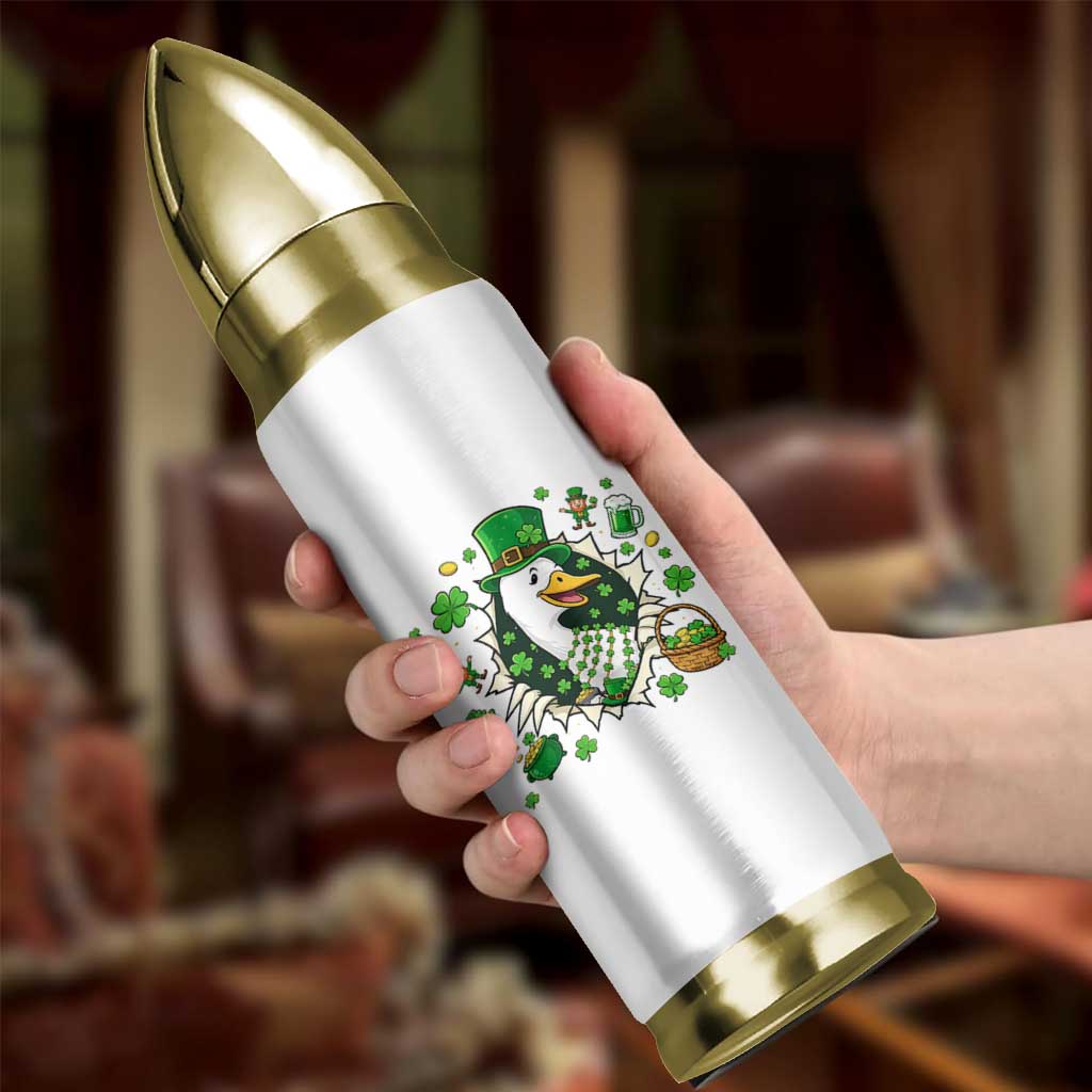 Funny Silly Irish Goose Bullet Tumbler St Patricks Day Celebration