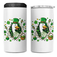 Funny Silly Irish Goose 4 in 1 Can Cooler Tumbler St Patricks Day Celebration