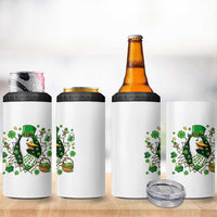 Funny Silly Irish Goose 4 in 1 Can Cooler Tumbler St Patricks Day Celebration
