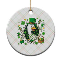 Funny Silly Irish Goose Ceramic Ornament St Patricks Day Celebration