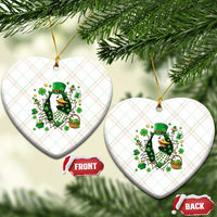 Funny Silly Irish Goose Ceramic Ornament St Patricks Day Celebration