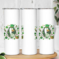 Funny Silly Irish Goose Skinny Tumbler St Patricks Day Celebration