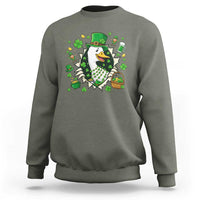 Funny Silly Irish Goose Sweatshirt St Patricks Day Celebration