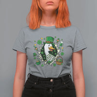 Funny Silly Irish Goose T Shirt For Women St Patricks Day Celebration