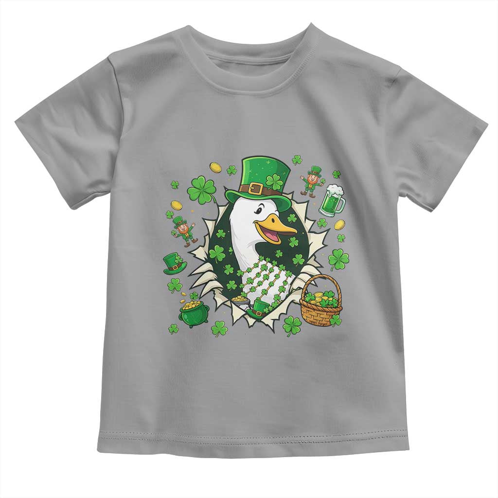Funny Silly Irish Goose Toddler T Shirt St Patricks Day Celebration