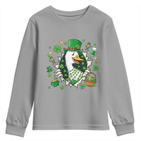 Funny Silly Irish Goose Youth Sweatshirt St Patricks Day Celebration