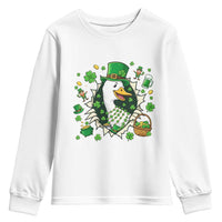 Funny Silly Irish Goose Youth Sweatshirt St Patricks Day Celebration