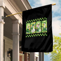 Funny Silly Irish Goose Garden Flag St Patricks Day Goose Lover Gift