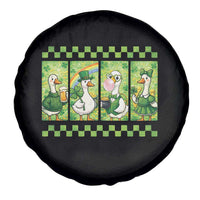 Funny Silly Irish Goose Spare Tire Cover St Patricks Day Goose Lover Gift