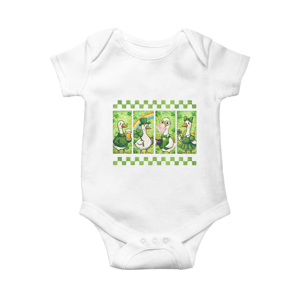 Funny Silly Irish Goose Baby Onesie St Patricks Day Goose Lover Gift
