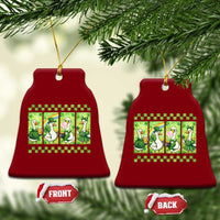 Funny Silly Irish Goose Ceramic Ornament St Patricks Day Goose Lover Gift