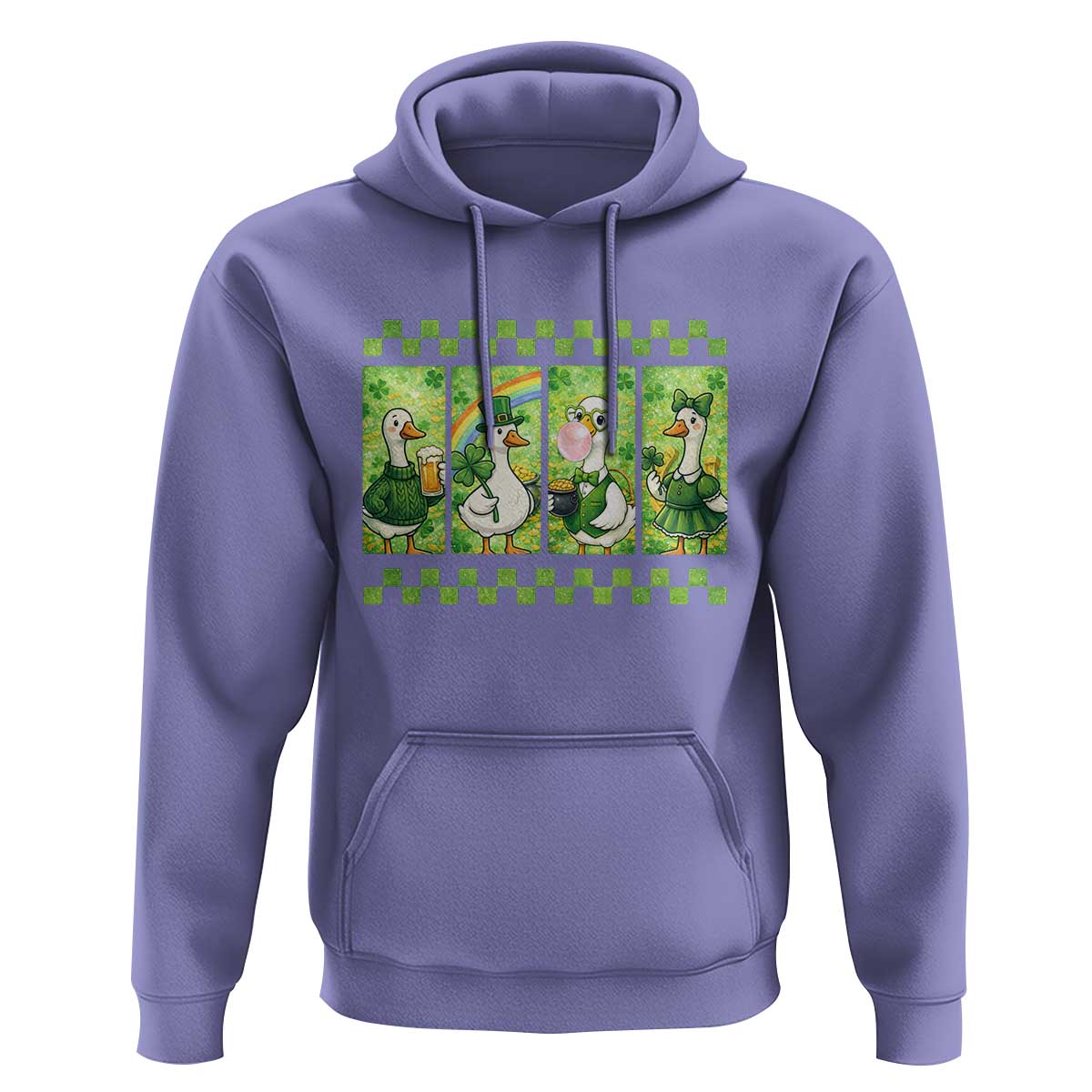 Funny Silly Irish Goose Hoodie St Patricks Day Goose Lover Gift
