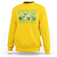 Funny Silly Irish Goose Sweatshirt St Patricks Day Goose Lover Gift