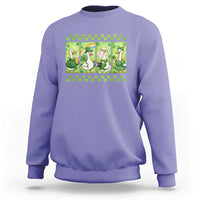 Funny Silly Irish Goose Sweatshirt St Patricks Day Goose Lover Gift