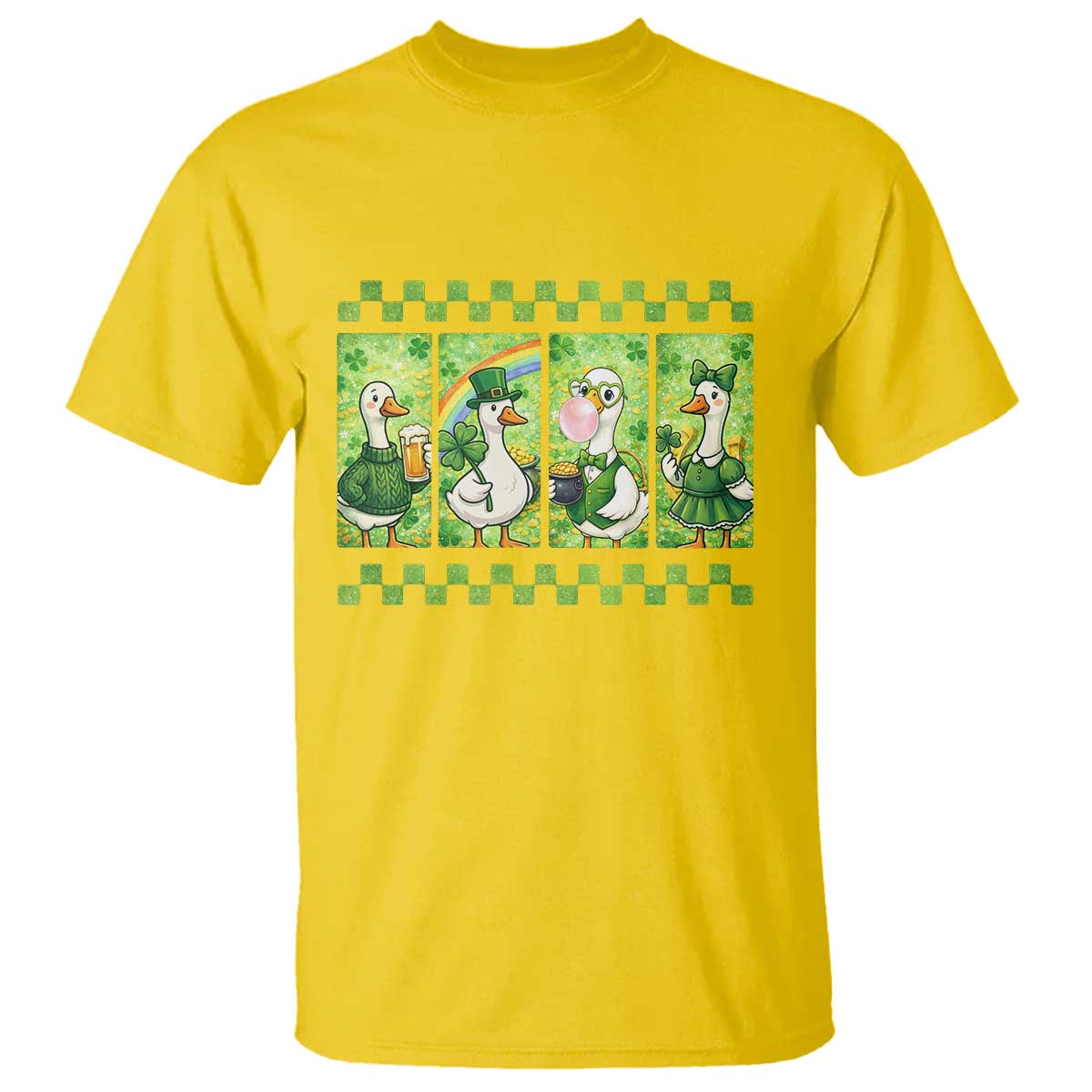 Funny Silly Irish Goose T Shirt St Patricks Day Goose Lover Gift