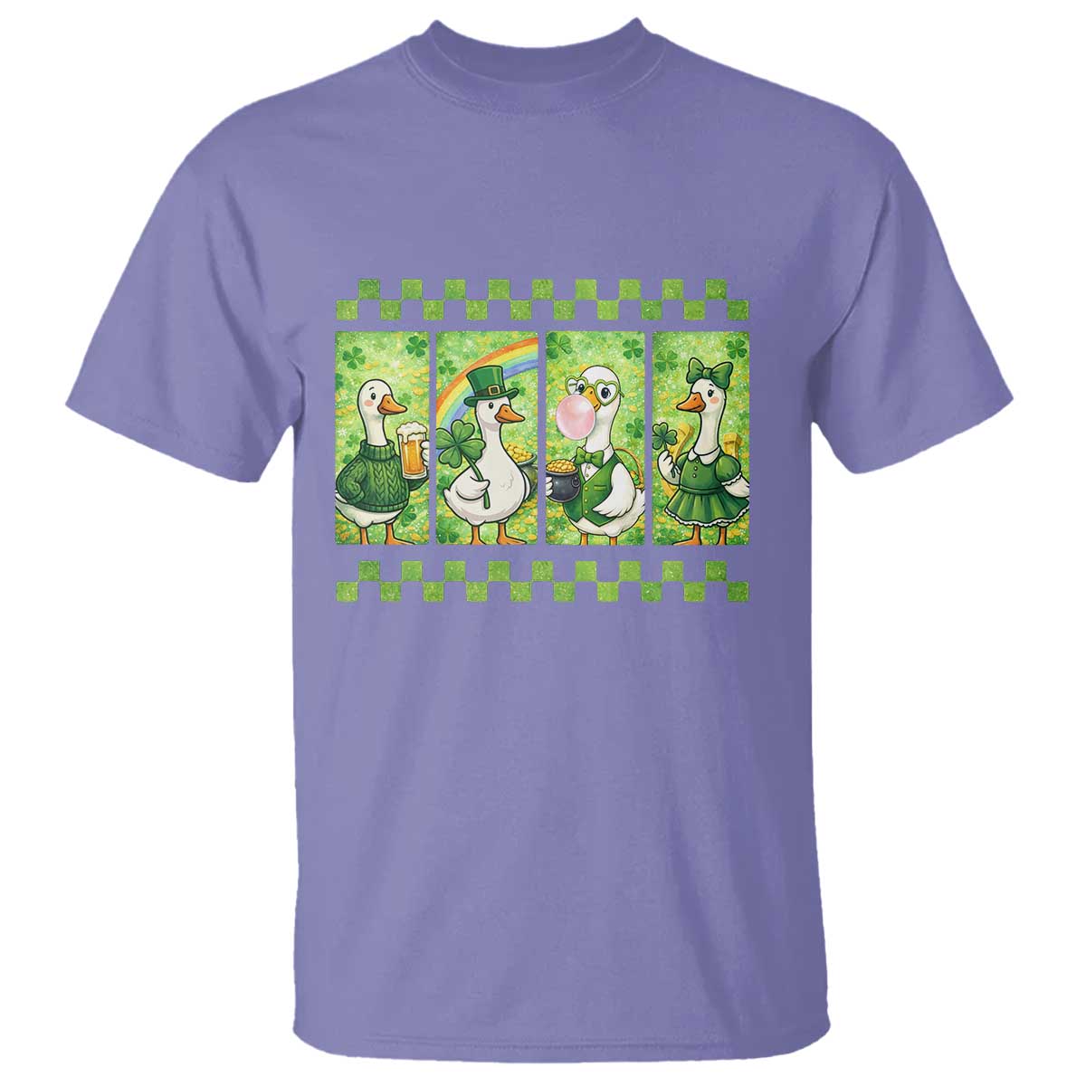 Funny Silly Irish Goose T Shirt St Patricks Day Goose Lover Gift