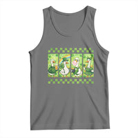 Funny Silly Irish Goose Tank Top St Patricks Day Goose Lover Gift