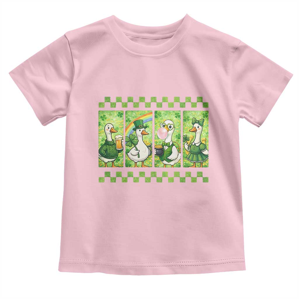 Funny Silly Irish Goose Toddler T Shirt St Patricks Day Goose Lover Gift