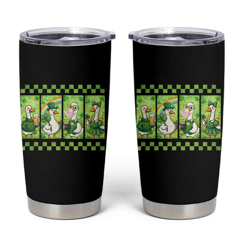 Funny Silly Irish Goose Tumbler Cup St Patricks Day Goose Lover Gift