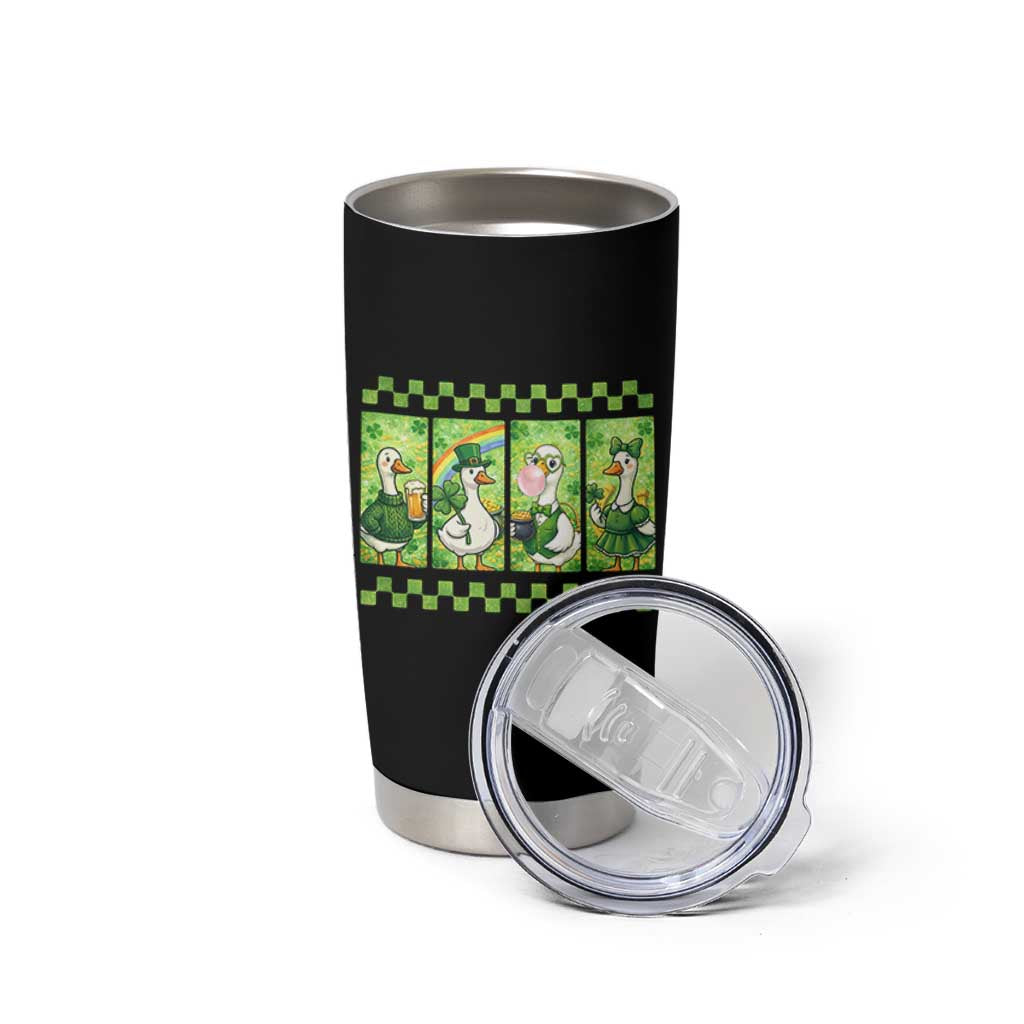 Funny Silly Irish Goose Tumbler Cup St Patricks Day Goose Lover Gift