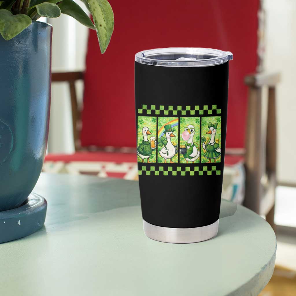 Funny Silly Irish Goose Tumbler Cup St Patricks Day Goose Lover Gift