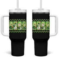Funny Silly Irish Goose Tumbler With Handle St Patricks Day Goose Lover Gift