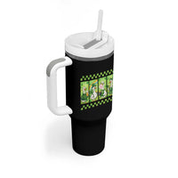Funny Silly Irish Goose Tumbler With Handle St Patricks Day Goose Lover Gift