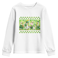 Funny Silly Irish Goose Youth Sweatshirt St Patricks Day Goose Lover Gift
