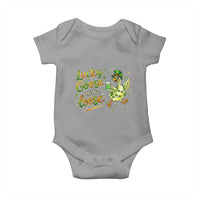 Retro Clover Duck Baby Onesie Lucky Goose On The Loose