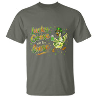 Retro Clover Duck T Shirt Lucky Goose On The Loose