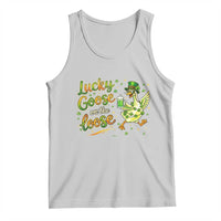Retro Clover Duck Tank Top Lucky Goose On The Loose