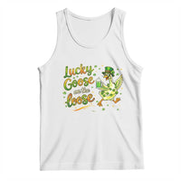 Retro Clover Duck Tank Top Lucky Goose On The Loose