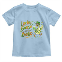 Retro Clover Duck Toddler T Shirt Lucky Goose On The Loose