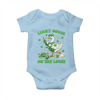 Funny Irish Goose Lover Baby Onesie Lucky Goose On The Loose