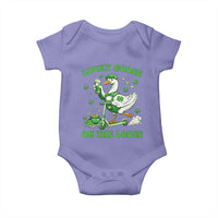 Funny Irish Goose Lover Baby Onesie Lucky Goose On The Loose
