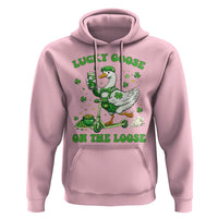 Funny Irish Goose Lover Hoodie Lucky Goose On The Loose